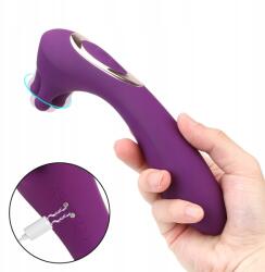 360°-ban forgó fejű vibrátor Klitorisz és hüvely masszírozó