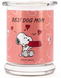 Peanuts Illatgyertya üvegben ajándék ötlet Legjobb Kutya Anya Peanuts Snoopy 250g (4262399023732)