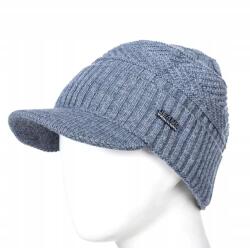 EdiBazzar Férfi téli sapka szürke meleg baseball sapka rugalmas bélelt (Ciepła zimowa męska czapka z daszkiem szara)