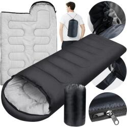 Lewer Turista Hálózsák Meleg Múmia Paplan Könnyű Hordtáska Kapteny 2 az 1-ben Nagy (Śpiwór turystyczny kapturem czarny kołdra)