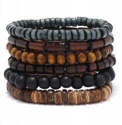 Szörfös rock cool boho karkötő viking ajándék szett 6 db-os (ds25)