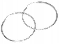 Lovrin Ezüst női fülbevaló 925 nagy karika zsanéros 43mm 2.90g ékszerésztől (62501664)