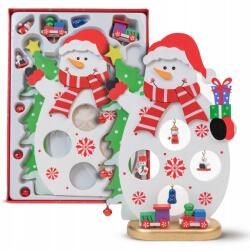 Allbag Karácsonyi Hóember Figura Hóember Dekoráció Fa Dekoráció Ajándék (OZDOBA074)