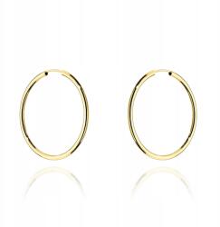 Lovrin Arany Karika Fülbevaló 585 Arany 3cm Szuper Könnyű Súly 1.04g (58716589)