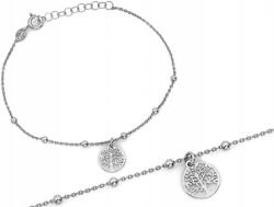 Lovrin 925-ös ezüst karkötő gömbökkel és szerencsefa medállal, 1, 46g ajándéknak is kiváló (60421339)