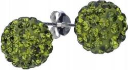 Lovrin Ezüst fülbevaló 925 gömbökkel és kristályokkal, 2, 40g, látványos ezüstből (Lovrin 47041)