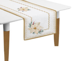 Easy Life Design Karácsonyi asztali futó 2 darabos szett 45x140cm White Elegance