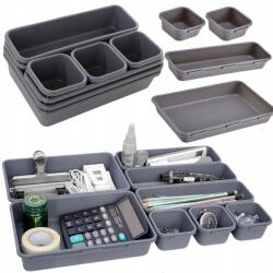 Rendszerező Készlet Fiókbetét Doboz Moduláris Íróasztal Rendszerező 8 Db-os (JPM-197)
