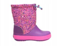 Crocs LodgePoint vízálló gyerek hócsizma rózsaszín 34, 5 (2048296FF)