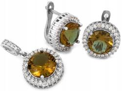 Lovrin Elegáns 925-ös ezüst ékszerszett fülbevalóval és medállal, 8, 35g (Lovrin)