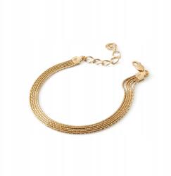 Giorre Ezüst karkötő 5 lánc 18K arany bevonattal 925 Giorre