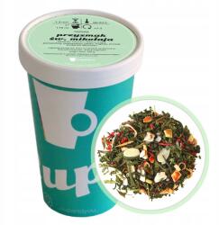 Cup&You Zöld tea Mikulás Finomság prémium alma narancs mandula 100G (herbata liściasta mieszanka sypana napar susz)