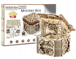 Wooden City Fa Puzzle 3D Modell Titkos Doboz Összeszereléshez Wooden. City (WR315)