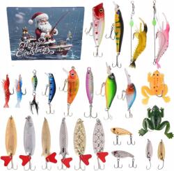  Adventi kalendárium karácsonyra 2025 Horgászcsali készlet 24 db (6977652562108)