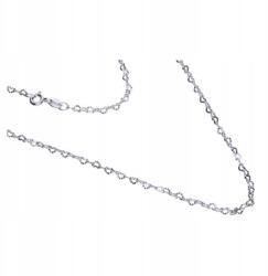 Lovrin Szív alakú ezüst lánc, R50, 2.3g Ajándék lányoknak (45761431)