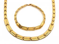 Lovrin Arany szett 585 14k nyaklánc és karkötő 14.30g nőknek ajándékba (59604520)