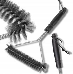  Erős drótkefe grillrácshoz, rozsdamentes acélból, hőálló (Szczotka mocna druciana do rusztu grilla)