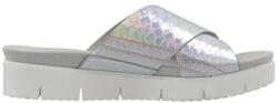 Gabor Női elegáns ezüst bőr papucs, puha, 37-es méret (62.700.80)