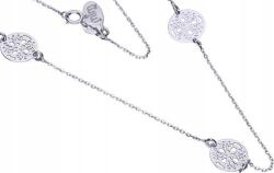 Lovrin Ezüst nyaklánc 925 áttört körökkel 2, 35g, ideális ajándék, divatos minta s (Lovrin 53394)