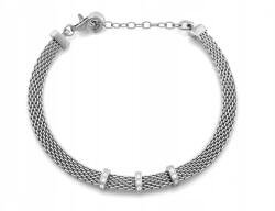 Lovrin 925-ös ezüst karkötő, háromszoros szalag, cirkónia kövekkel, állítható csattal (Lovrin)