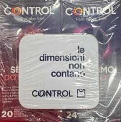 CONTROL Óvszer szett Control Sensual Dots & Lines és Finissimo Senso 44db