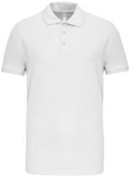Kariban Férfi galléros piké sztreccs póló, Kariban KA239, White-3XL (ka239wh-3xl)