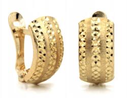 Lovrin Női fülbevaló 585-ös aranyból, stílusos, elegáns design (45935389)