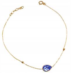 Lovrin Arany 585-ös láncos karkötő csepp alakú cirkónia medállal (64285757)