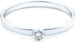 SAVICKI Inel de logodnă SAVICKI: aur alb, diamant - savicki - 3 488,00 RON