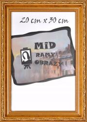 Marek & Darek Kész képkeret, állítható vagy akasztható, 20x30 cm, fa, 30 mm, arany (5904996591274)