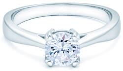 SAVICKI Inel de logodnă SAVICKI: aur alb, diamant - savicki - 14 580,00 RON