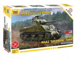 Zvezda Makett készlet 5063-as tank M4 A2 (75mm) Sherman közepes harckocsi (1: 72) (5063)