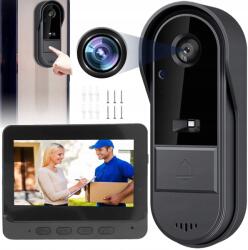 Vezeték Nélküli Csengő Kamera Ajtó Kapu Wifi Smart Távoli Megtekintés (dfhufFf)