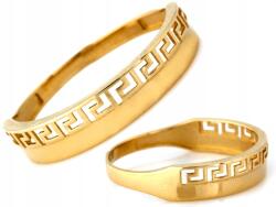 Lovrin Arany gyűrű 585 14kt áttört görög mintával 1.26g elegáns ajándék (Lovrin)