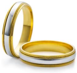 SAVICKI Verighete: aur bicolor, rotunde, 4 mm - savicki - 8 741,00 RON
