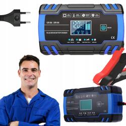 Lewer Automata Akkumulátortöltő Autóhoz Javító Funkcióval 12V 24V Akkumulátorokhoz