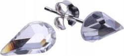 Lovrin 925-ös ezüst fülbevaló fazettált 1, 50-es kristállyal, női divatos ezüst (Lovrin 47612)