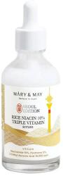 Mary & May Rice Niacin 10% Triple Vitamin Serum folthalványító és bőrtónus kiegyenlítő szérum, 80 ml