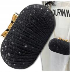 EdiBazzar Fekete Elegáns Alkalmi Borítéktáska Kézitáska Pénztárca Kis Méret (5905884017265)