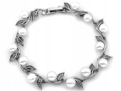 Lovrin Ezüst női karkötő 925 levél elegáns design ajándékba (55150315)