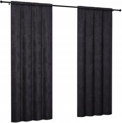 NOW-ART Kész bársony függöny 140x240 cm, velvet függönyök nagy választéka, függönyfülekkel (ZASŁONKI BUTELKOWA ZIELEŃ PUDROWY RÓŻ)