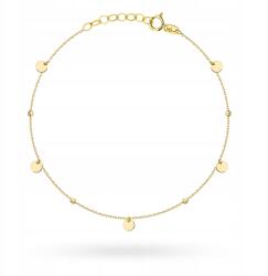 Lovrin Arany karkötő 585-ös finomságú, tele karikás, gyémántcsiszolt golyókkal, 0, 87g (58957611)