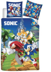  Sonic a sündisznó Speedy Dreams gyerek, ovis ágyneműhuzat 100×135cm, 40×60 cm (BRM013445)