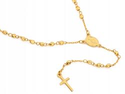 Lovrin Rózsafüzér nyaklánc sárga aranyból, 585-ös finomságú, 14 karátos, 4.82g, női nyaklánc (61101355)