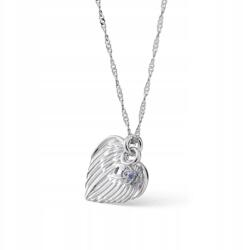 Giorre Szív nyaklánc szárny motívummal és cirkóniával, 925 ezüst, platina bevonattal (5905804383760)