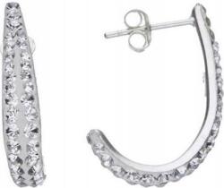 Lovrin 925-ös ezüst fülbevaló fehér kristályokkal, eredeti, stekkeres (Lovrin 46215)