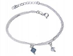 Lovrin Ezüst karkötő 925 dupla lánccal 1, 67g, divatos női modell (Lovrin 50701)