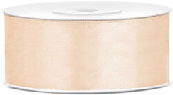  Szatén szalag, krém, 25mm/25m (1 db. / 25 lm) (TS25-079)