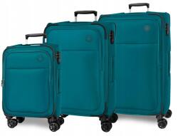 MOVOM Atlanta Verde, Luxus textil utazóbőröndök készlete (5318425)