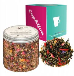 Cup&You Fehér tea Málna Goji rózsaszirom szeder levél málna gránátalma 100g (herbata liściasta sypana mieszanka napar susz)